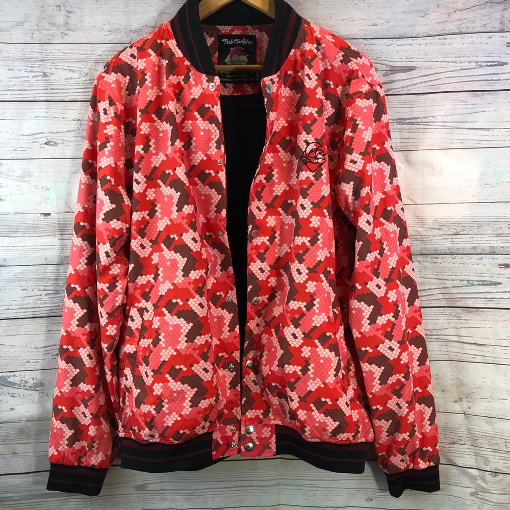 Pink+Dolphin Women’s Bomber Jacket Size XL